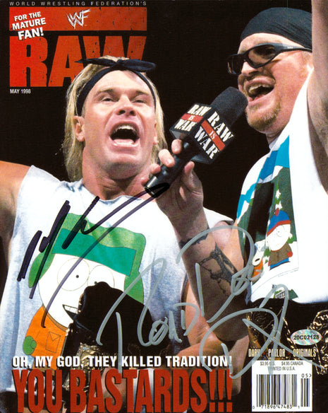 Photo 8x10 signée par Billy Gunn et Road Dogg