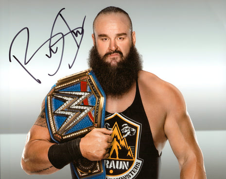 Braun Strowman signed 8x10 Photo