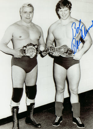 Fotografía firmada de 8x10 por Bob Backlund