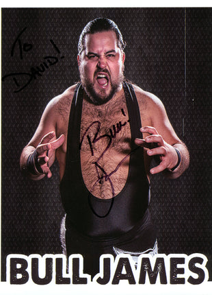 Bull James signed 8x10 Photo