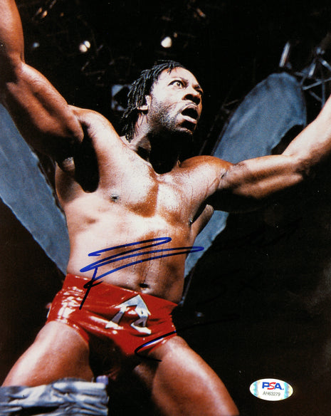 Booker T signed 8x10 Photo (w/ PSA)