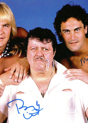 Barry Windham & Mike Rotunda dual signed 8x10 Photo