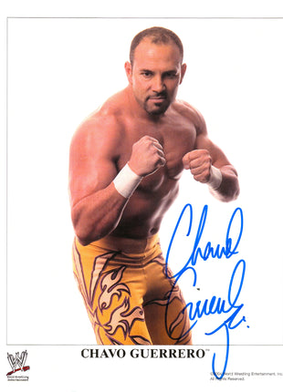 Chavo Guerrero signed 8x10 Photo