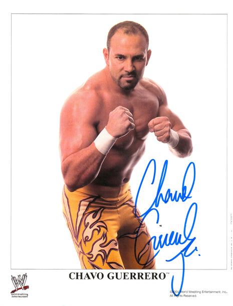 Chavo Guerrero signed 8x10 Photo