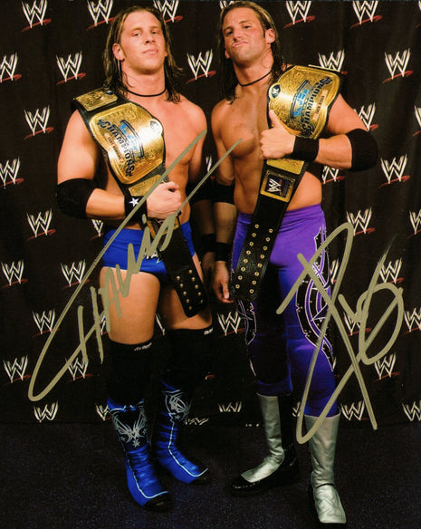 Curt Hawkins & Zack Ryder signed 8x10 Photo