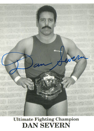 Dan Severn signed 8x10 Photo