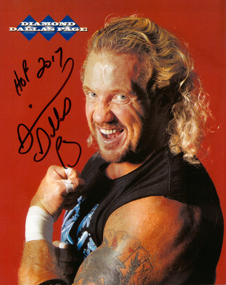 Diamond Dallas Page signed 8x10 Photo