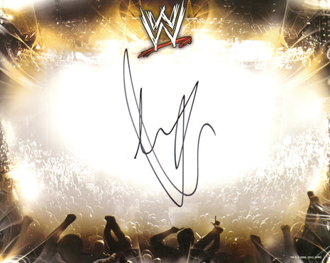 Drew McIntyre signed WWE Placemat