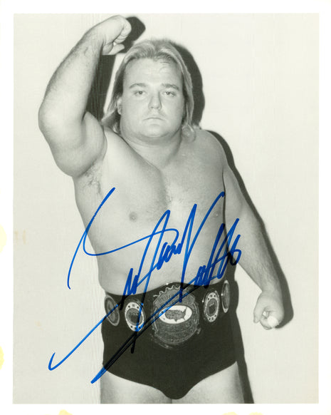 Greg Valentine signed 8x10 Photo