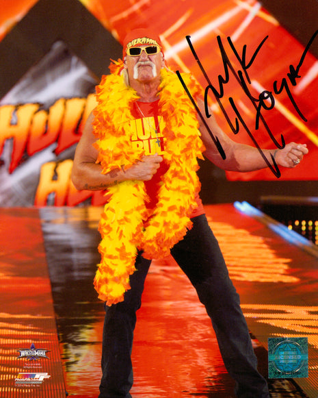 Foto firmada de 8x10 por Hulk Hogan