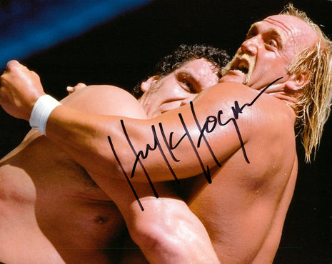 Foto firmada de 8x10 por Hulk Hogan