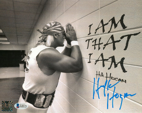 Hulk Hogan signed 8x10 Photo (w/ Beckett)