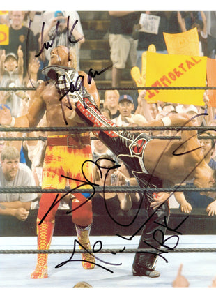 Hulk Hogan & Shawn Michaels dual signed 8x10 Photo