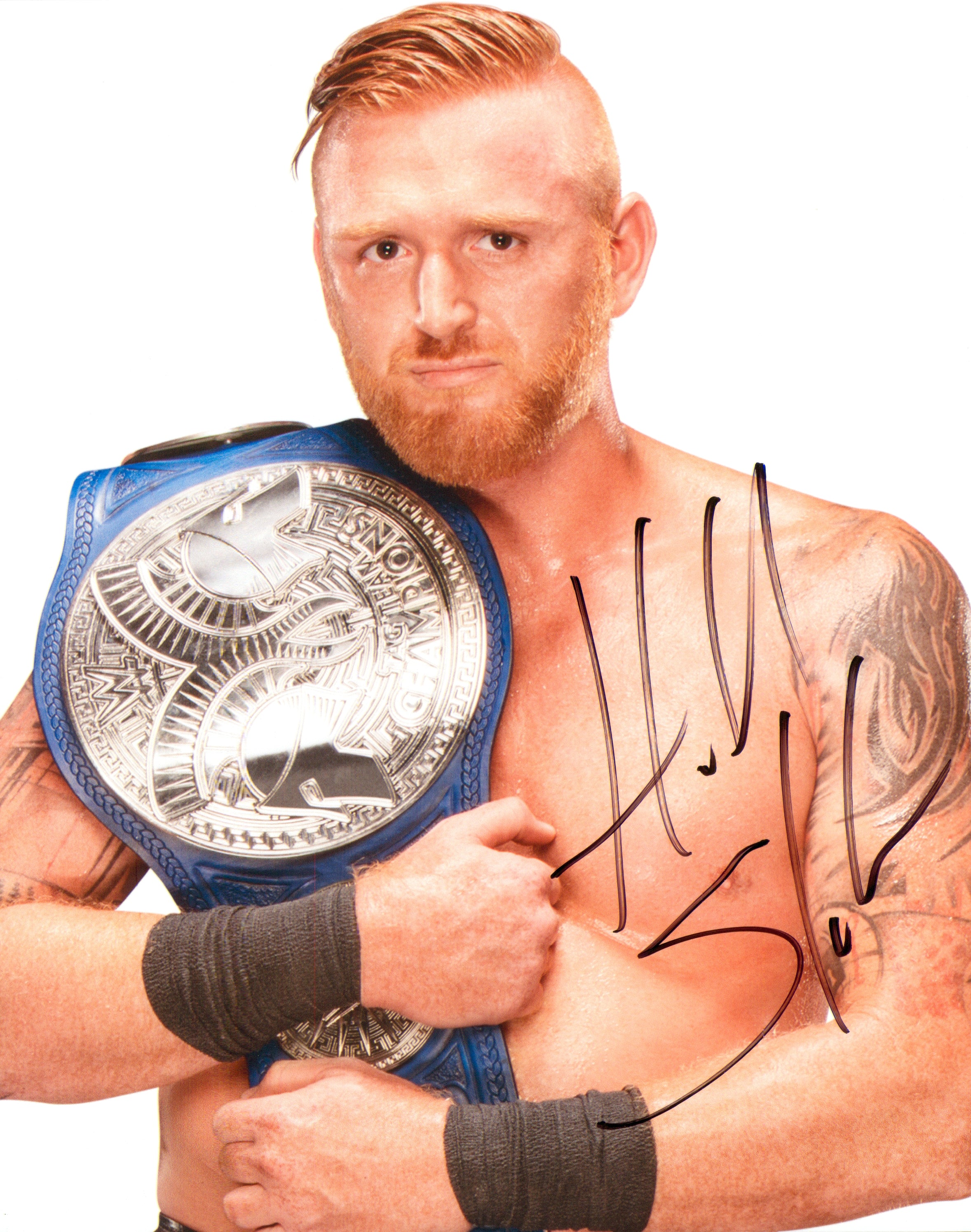 Heath Slater Signed 8x10 Photo Signed By Superstars heath-slater-signed-8x10-photo-signed-by-superstars
