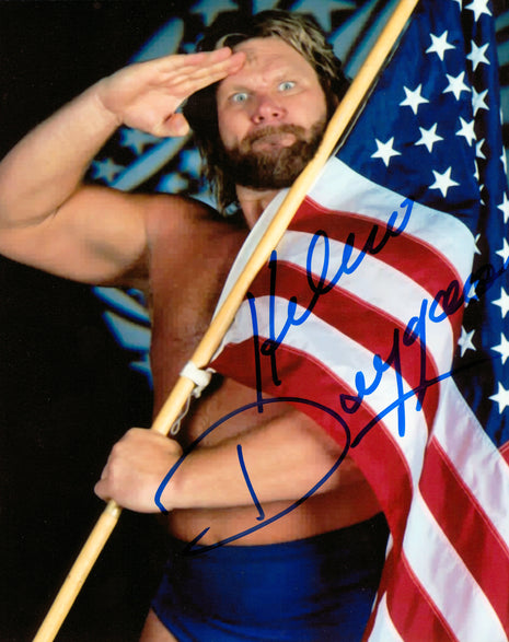 Foto firmada de 8x10 por Hacksaw Jim Duggan
