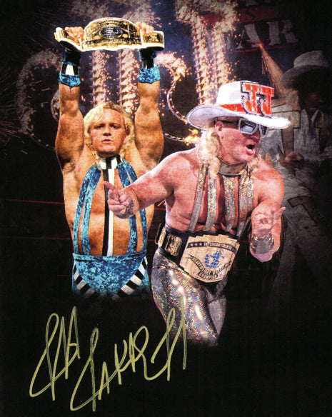 Jeff Jarrett firmó una foto de 8x10
