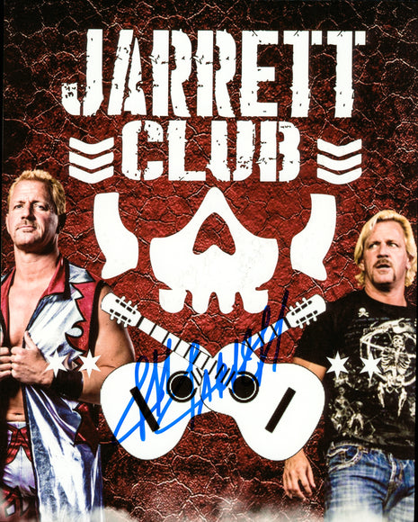 Jeff Jarrett firmó una foto de 8x10