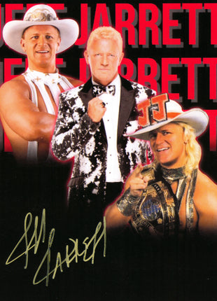 Jeff Jarrett firmó una foto de 8x10