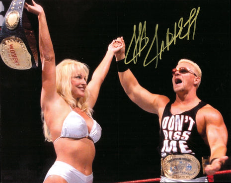 Jeff Jarrett firmó una foto de 8x10