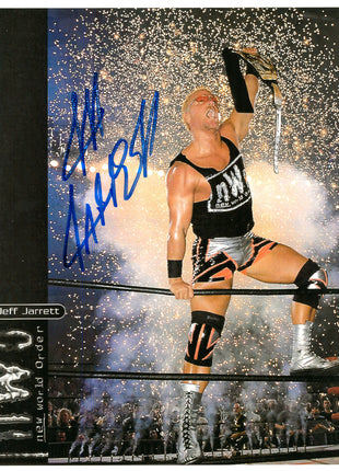 Jeff Jarrett firmó una foto de 8x10