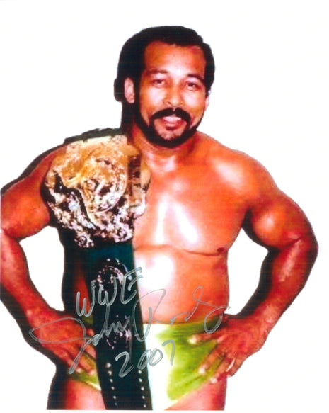 Foto firmada de Johnny Rodz de 8x10