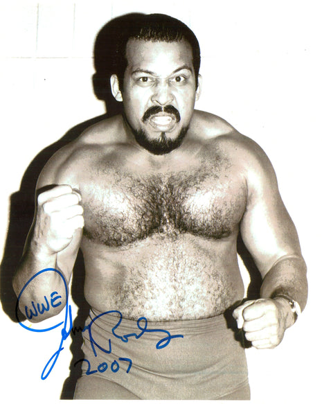 Foto firmada de Johnny Rodz de 8x10