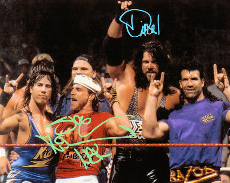 Diesel & Shawn Michaels dual signed 8x10 Photo