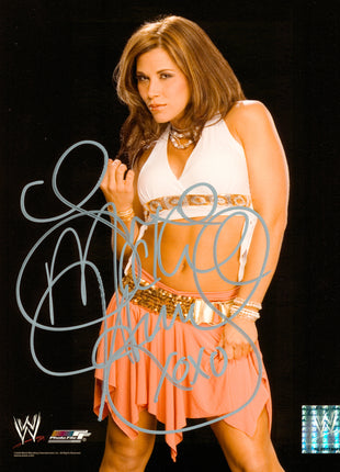 Mickie James signed 8x10 Photo