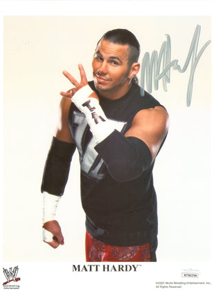 Matt Hardy signed 8x10 Photo (w/ JSA)