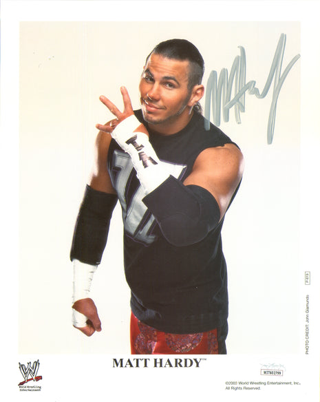 Matt Hardy signed 8x10 Photo (w/ JSA)