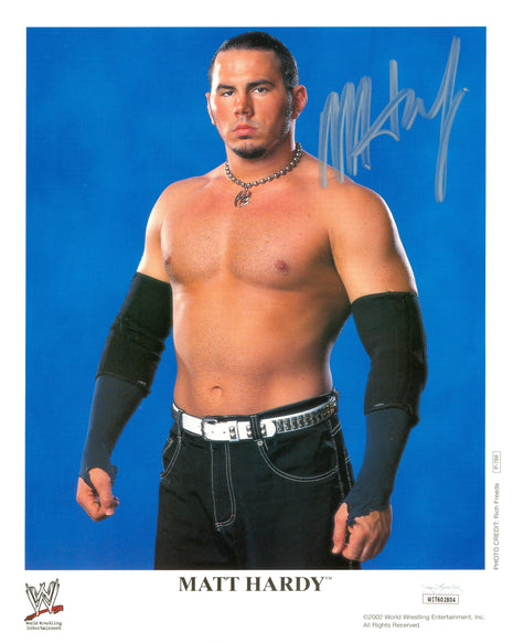 Matt Hardy signed 8x10 Photo (w/ JSA)