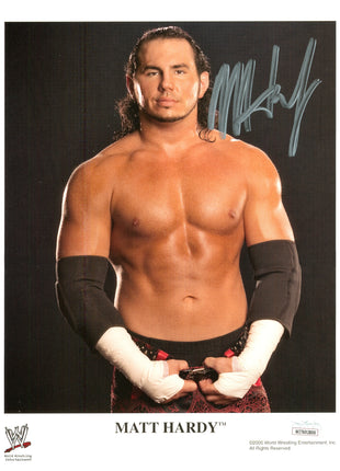 Matt Hardy signed 8x10 Photo (w/ JSA)