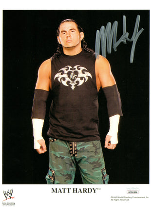 Matt Hardy signed 8x10 Photo (w/ JSA)