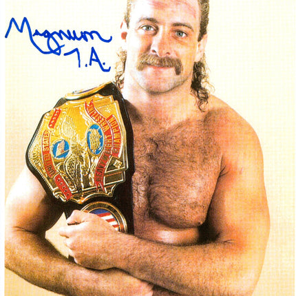 Magnum TA signed 8x10 Photo Signed By Superstars