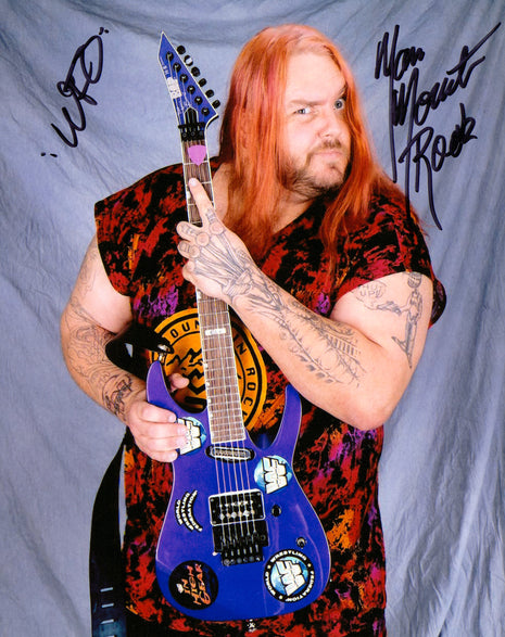Man Mountain Rock signed 8x10 Photo