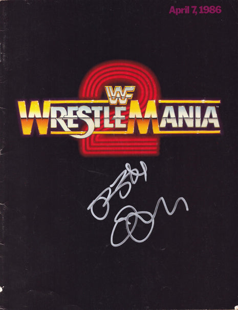 Ozzy Osbourne signed WWF Wrestlemania 2 Event Program (w/ PSA)