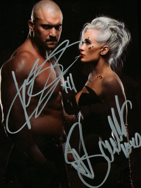 Karrion Kross & Scarlett dual signed 8x10 Photo