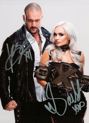 Karrion Kross & Scarlett dual signed 8x10 Photo