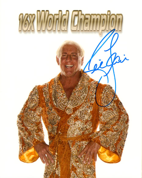 Foto firmada de 8x10 por Ric Flair