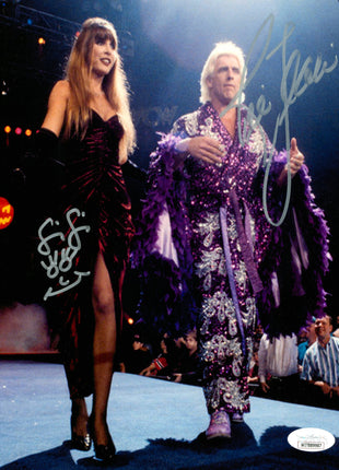 Ric Flair & Fifi dual signed 8x10 Photo (w/ JSA)