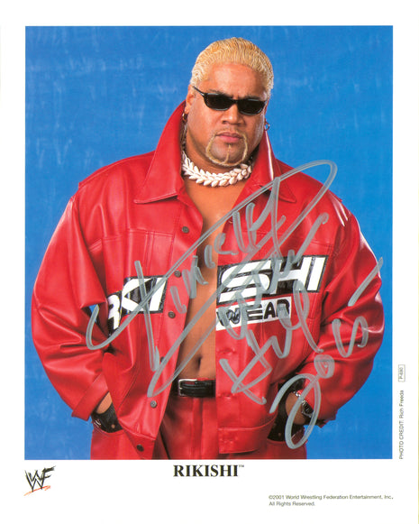 Fotografía firmada de 8x10 por Rikishi