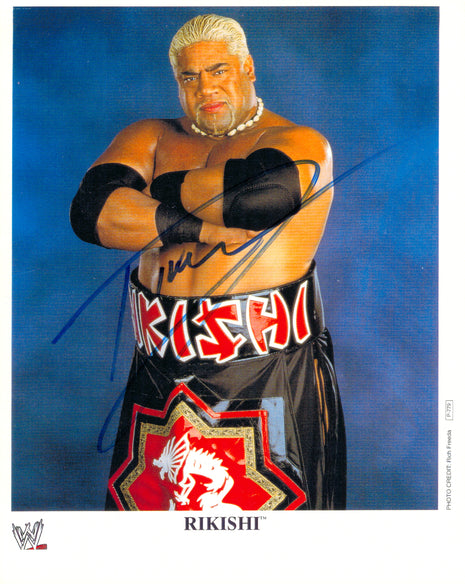 Fotografía firmada de 8x10 por Rikishi