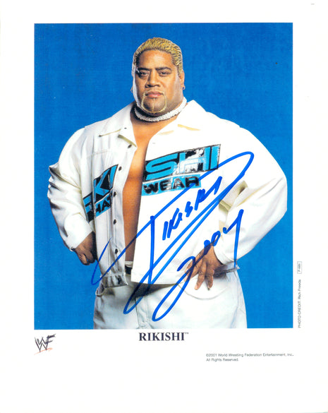 Fotografía firmada de 8x10 por Rikishi
