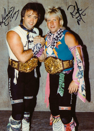 Rock & Roll Express - Ricky Morton & Robert Gibson dual signed 8x10 Photo