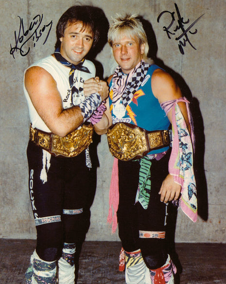 Rock & Roll Express - Ricky Morton & Robert Gibson dual signed 8x10 Photo