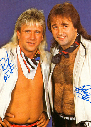 Rock & Roll Express - Ricky Morton & Robert Gibson dual signed 8x10 Photo