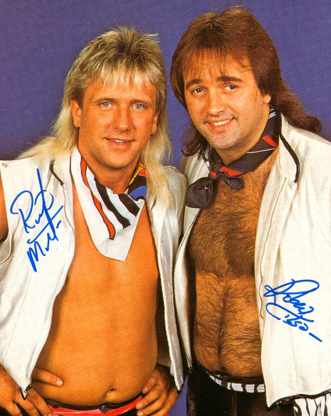 Rock & Roll Express - Ricky Morton & Robert Gibson dual signed 8x10 Photo