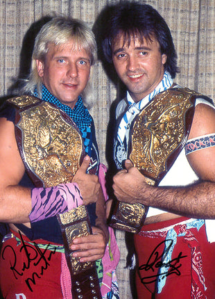 Rock & Roll Express - Ricky Morton & Robert Gibson dual signed 8x10 Photo