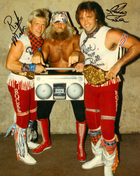 Rock & Roll Express - Ricky Morton & Robert Gibson dual signed 8x10 Photo