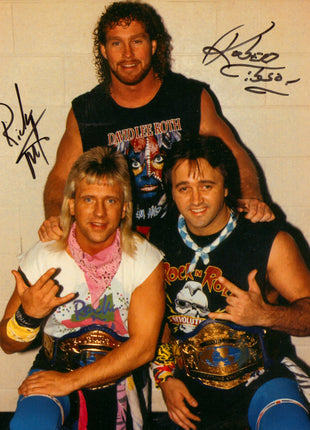 Rock & Roll Express - Ricky Morton & Robert Gibson dual signed 8x10 Photo